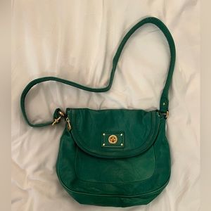 Marc by Marc Jacobs Turnlock Natasha green leather handbag